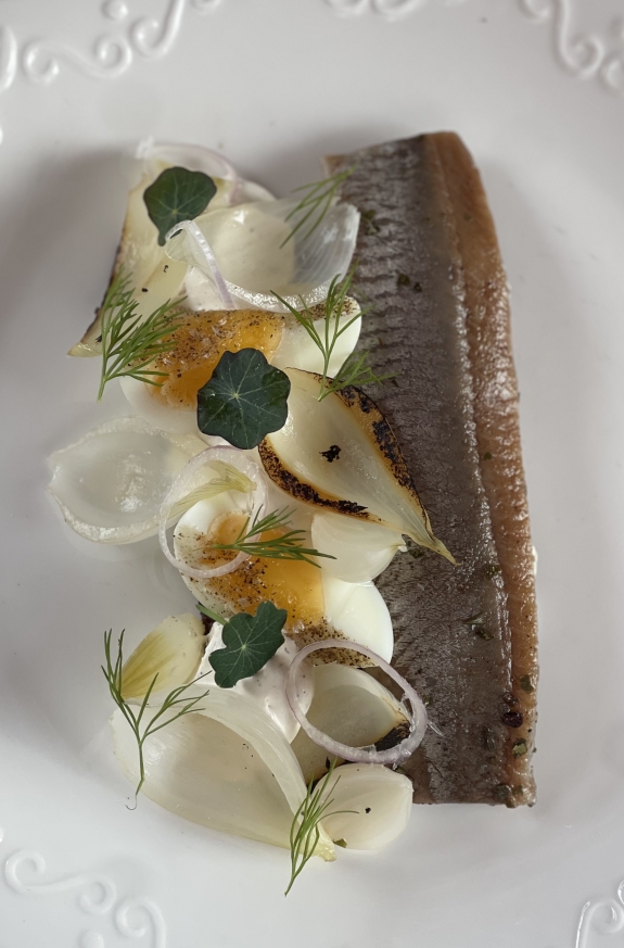 Smørrebrød med sild
